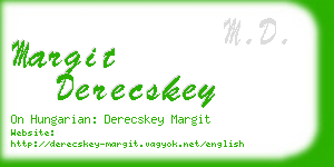 margit derecskey business card